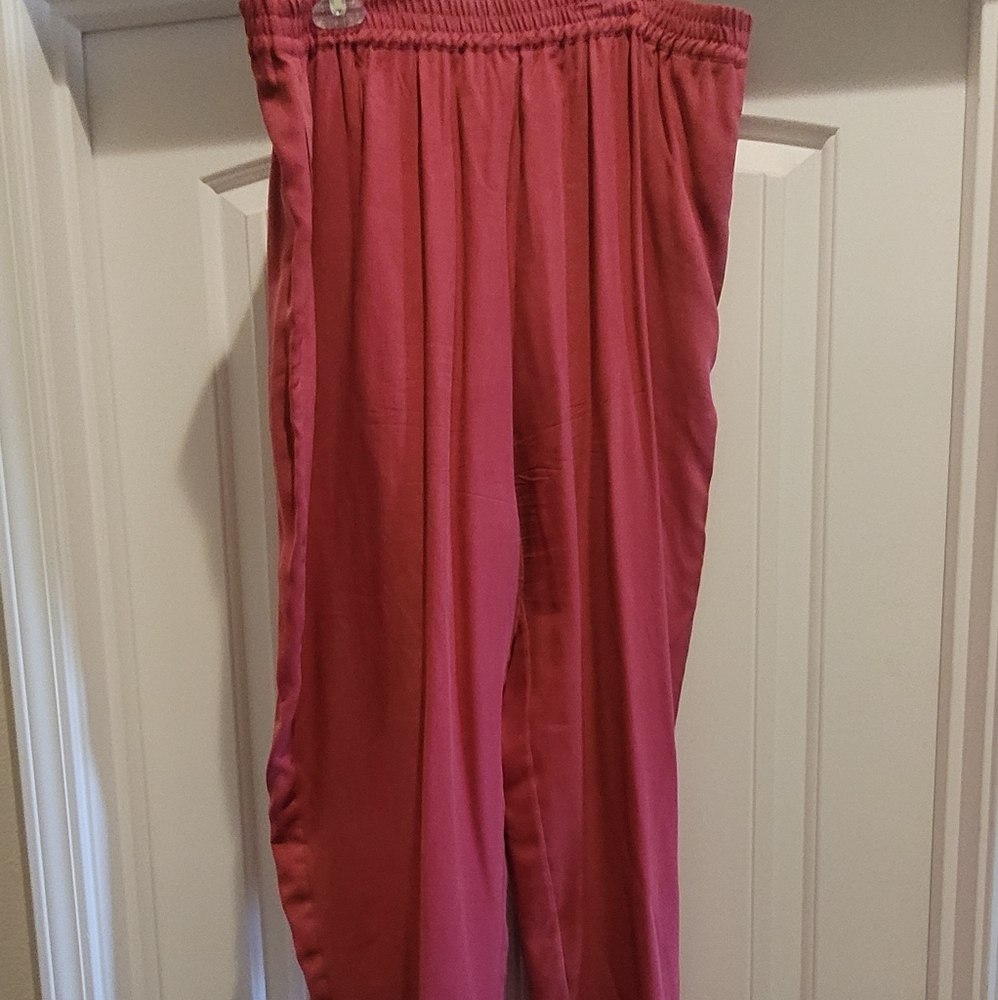 Silk pants